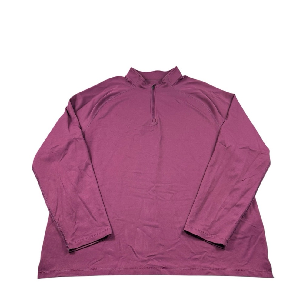 Rhone Maroon Red 1/2 Zip Performance Pullover Sweater Mens 2XL XXL RN141364